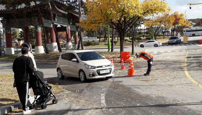 주차안내 봉사